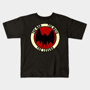 The Man, the Moth, the Legend Kids T-Shirt